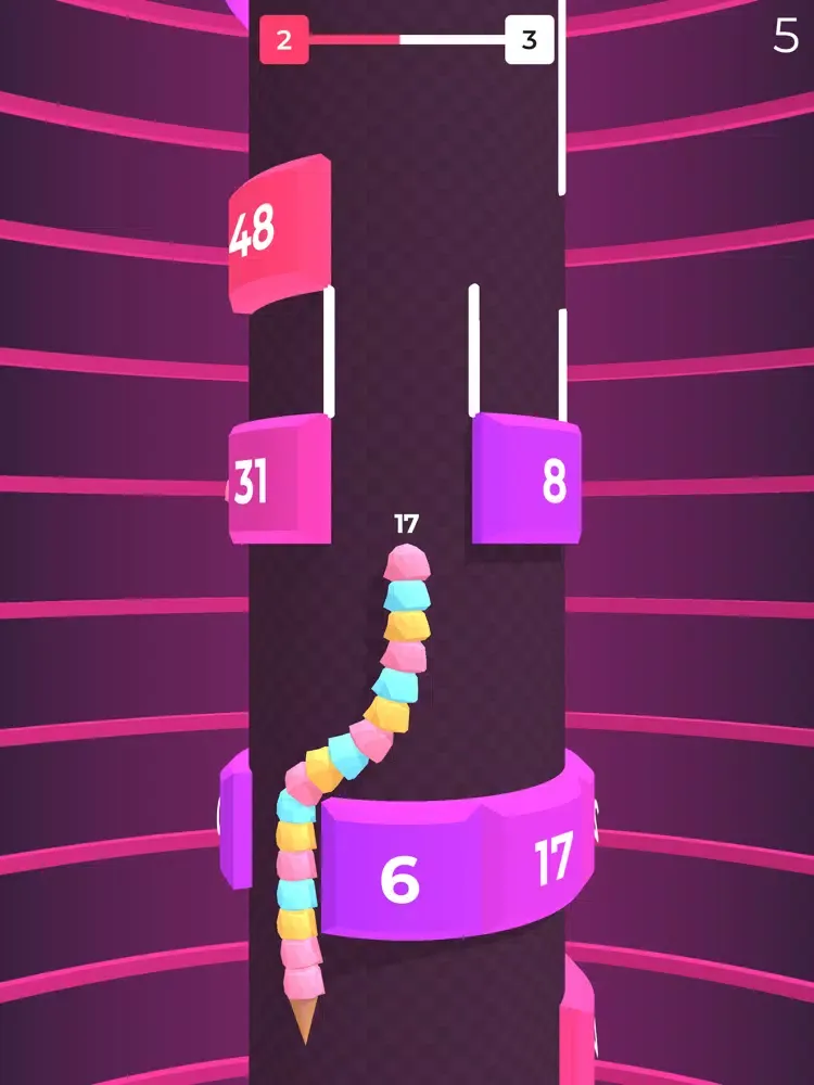Tangkapan layar Tower Snake iPad 