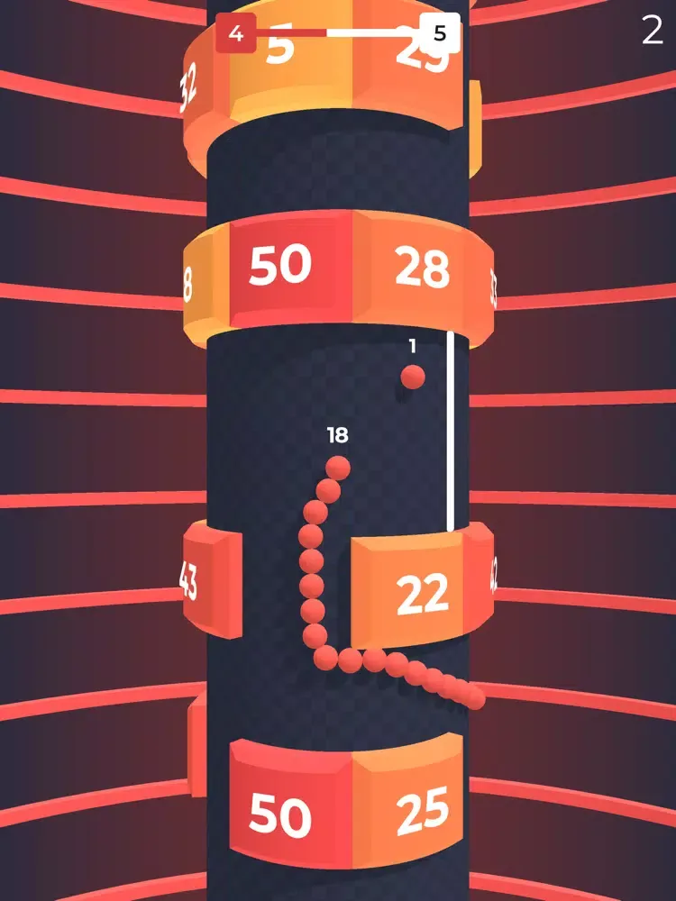 Tangkapan layar Tower Snake iPad 