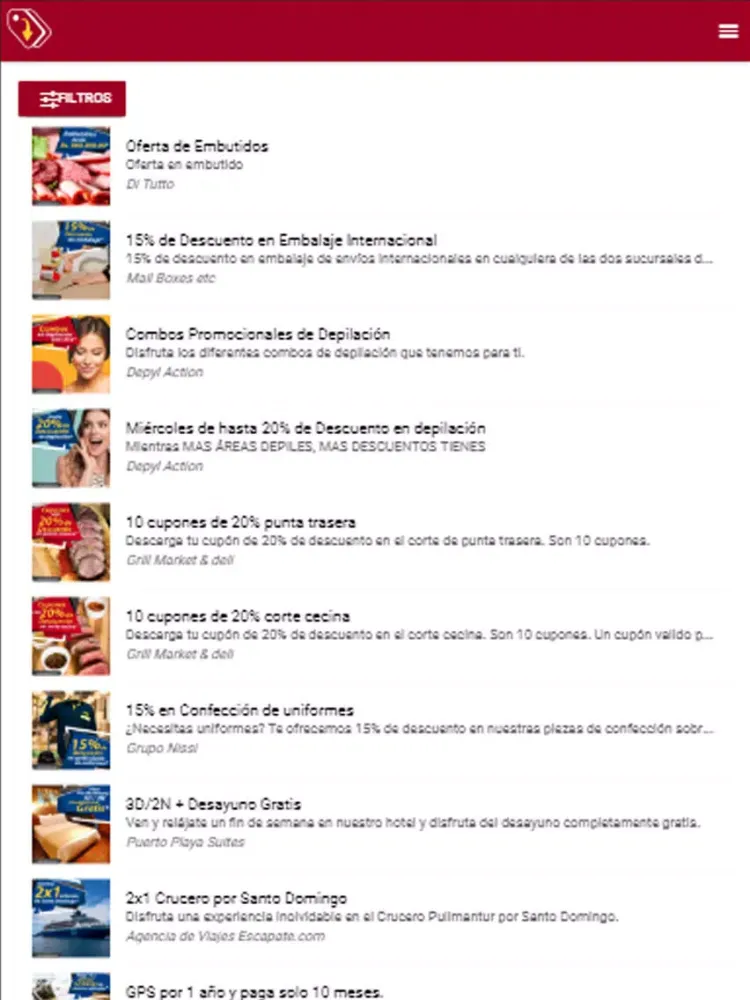 Captures d'écran de Descarga tu Descuento iPad 