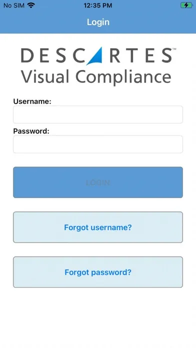 Descartes Visual Compliance سکرین شاٹس