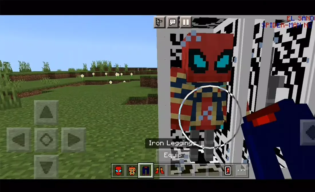 Скриншоты Spider MOD Man Minecraft PE