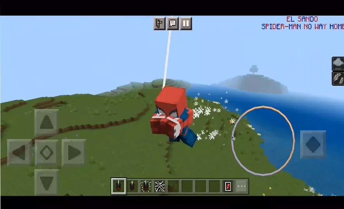 Скриншоты Spider MOD Man Minecraft PE