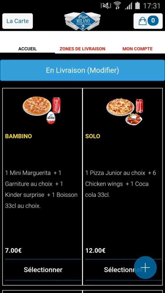 Milano Pizza Screenshots