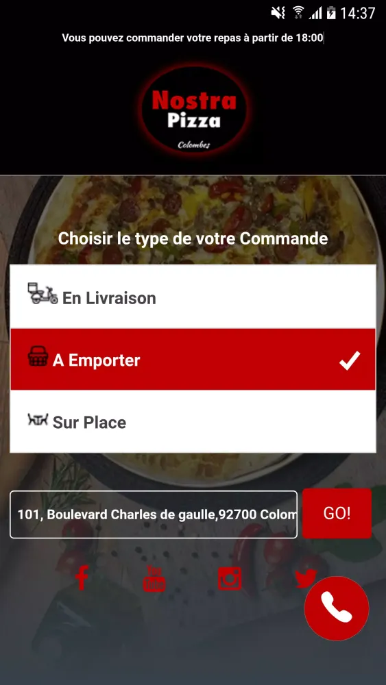 Pizza Nostra Colombes Ekran Görüntüleri