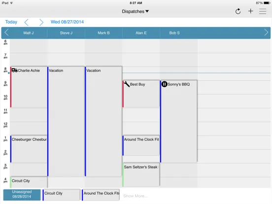 ESC Mobile Mgr iPad  Screenshots