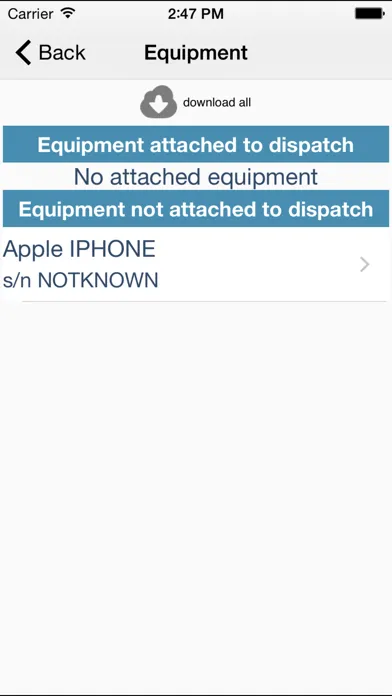ESC Mobile Mgr Screenshots