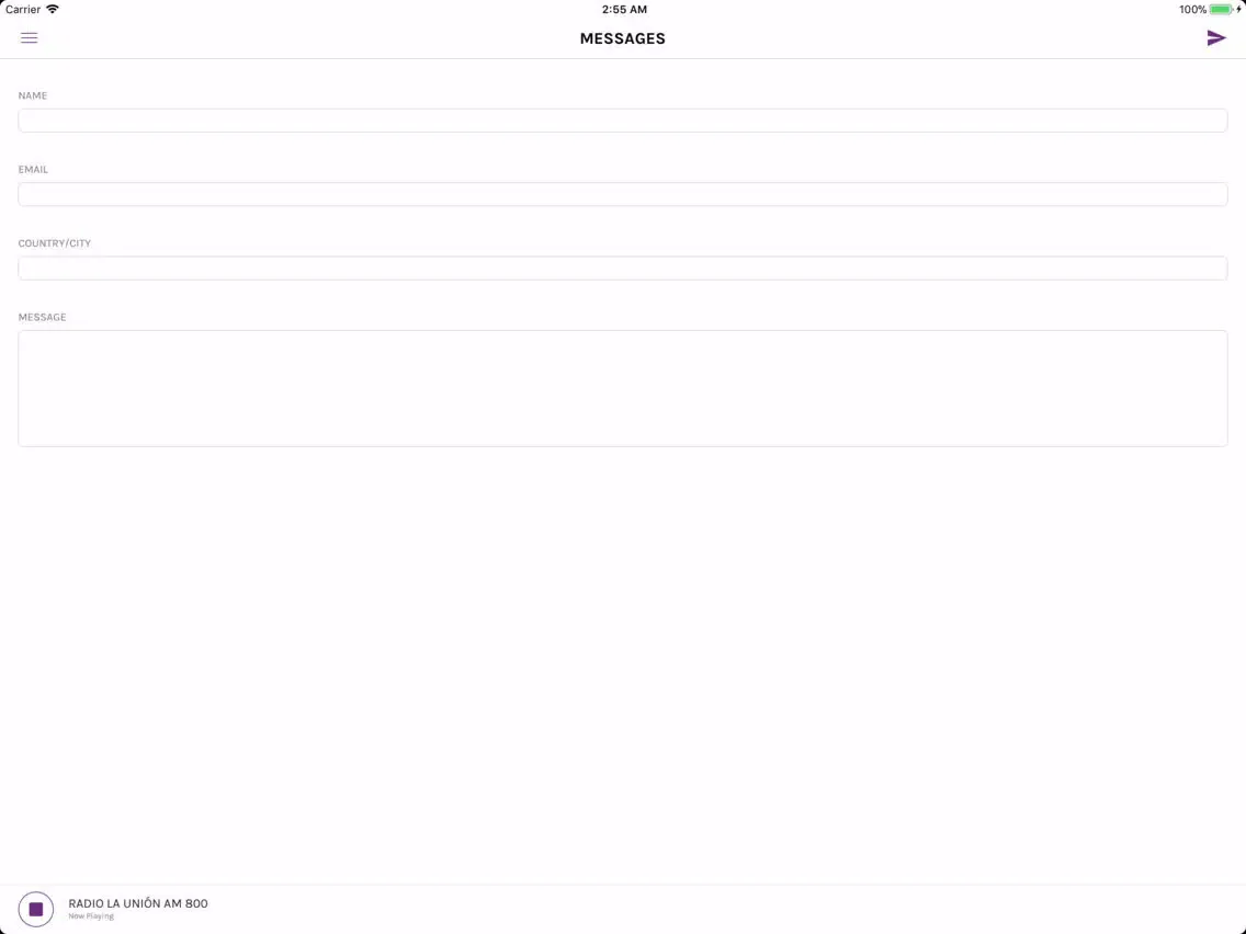 Radio La Unión iPad  Screenshots