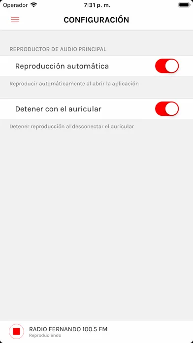 Radio Fernando 100.5 FM سکرین شاٹس
