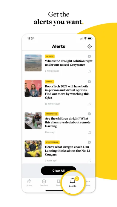 ภาพหน้าจอของ Deseret News