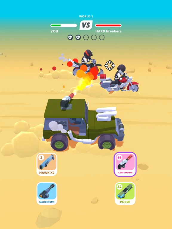 Desert Riders - Wasteland Cars iPad  स्क्रीनशॉट