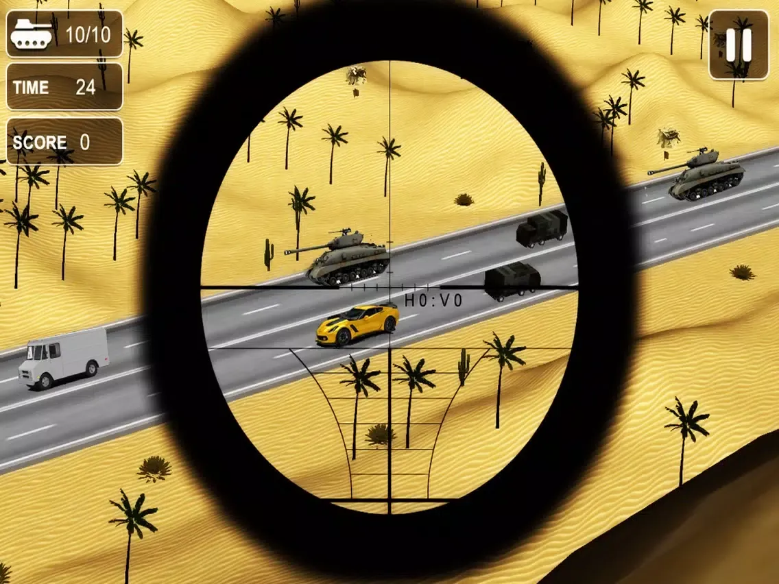Sniper Highway Traffic Hunter - Shoot the cars with Sniper Gun iPad  স্ক্রিনশট