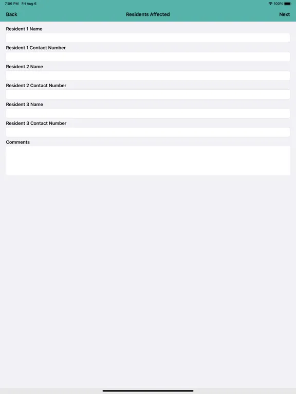 DAMAGES/EXPECTED CLAIM REPORT iPad 应用截图