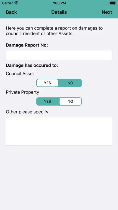 DAMAGES/EXPECTED CLAIM REPORT应用截图