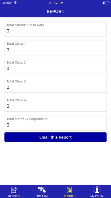 Capturas de tela do PAR