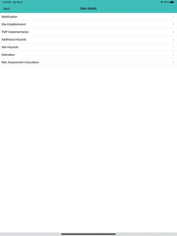 Скриншоты SITE RISK ASSESSMENT iPad 