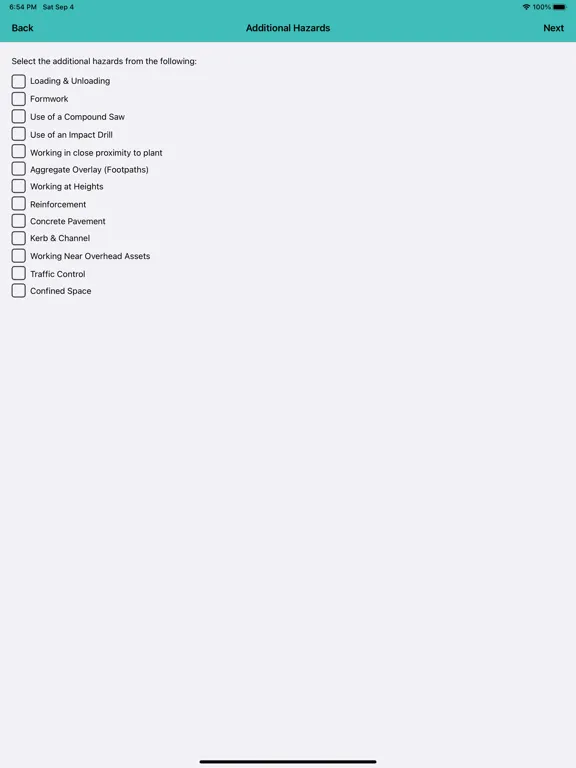 Скриншоты SITE RISK ASSESSMENT iPad 