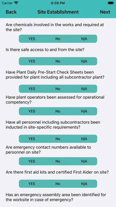 Скриншоты SITE RISK ASSESSMENT