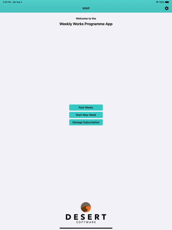 WEEKLY WORKS PROGRAM iPad  스크린샷