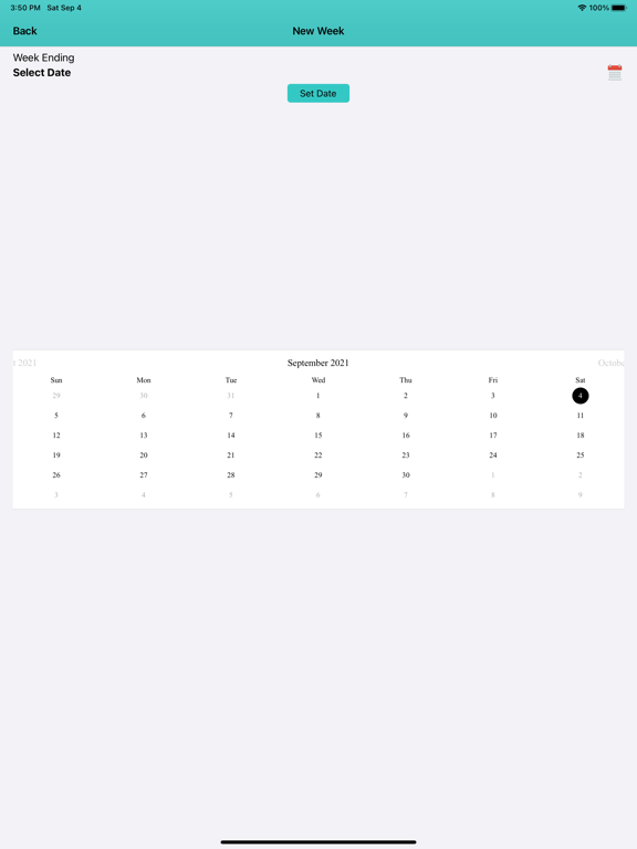 Скриншоты WEEKLY WORKS PROGRAM iPad 