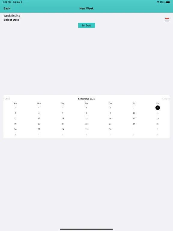 WEEKLY WORKS PROGRAM iPad  스크린샷