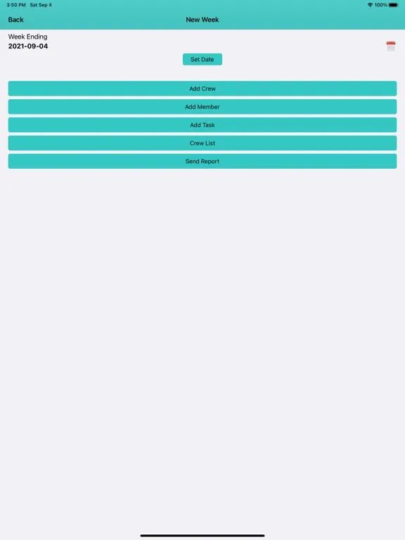 WEEKLY WORKS PROGRAM iPad  스크린샷