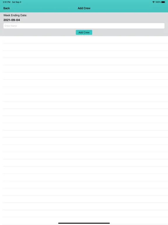 WEEKLY WORKS PROGRAM iPad  스크린샷