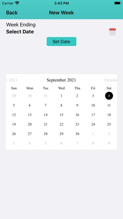 WEEKLY WORKS PROGRAM 스크린샷