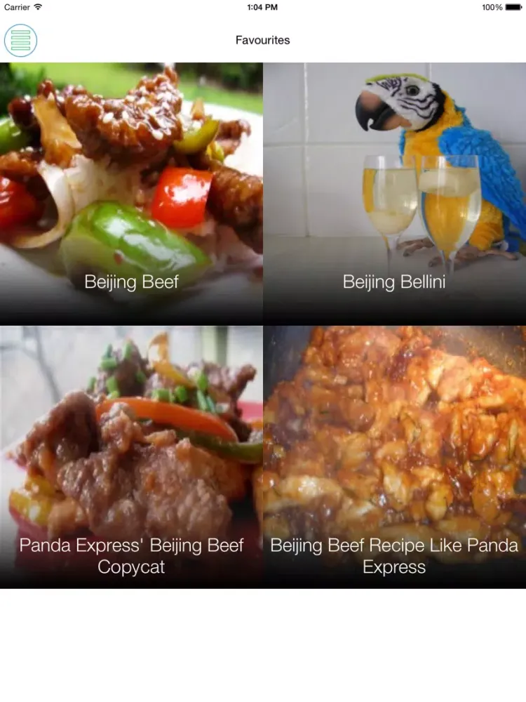 صور Chinese Recipes Free iPad 