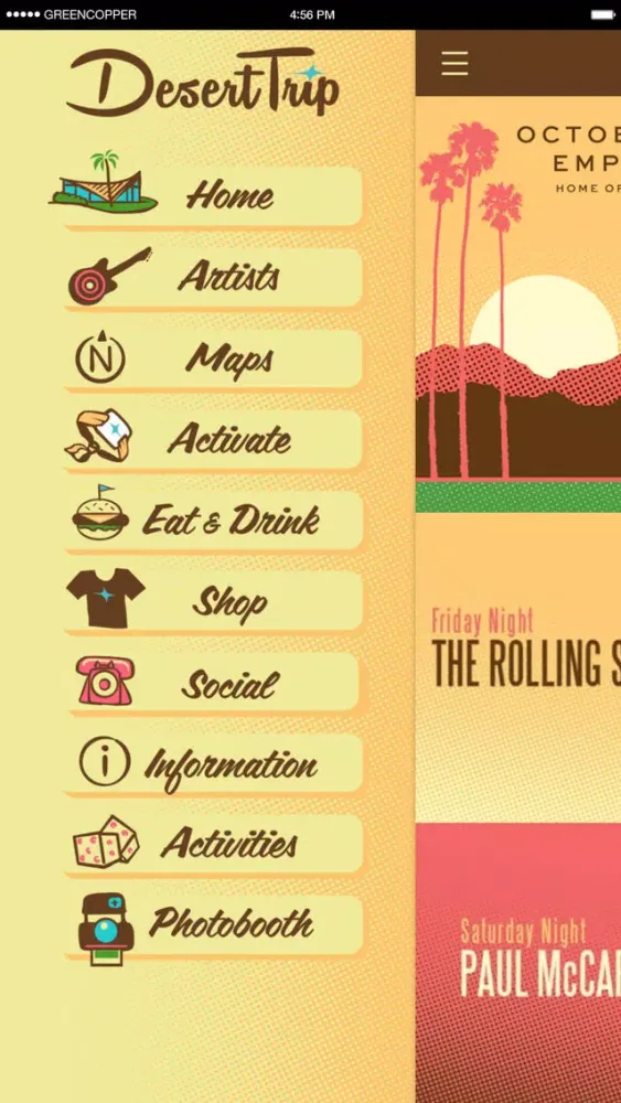 Desert Trip 2016应用截图