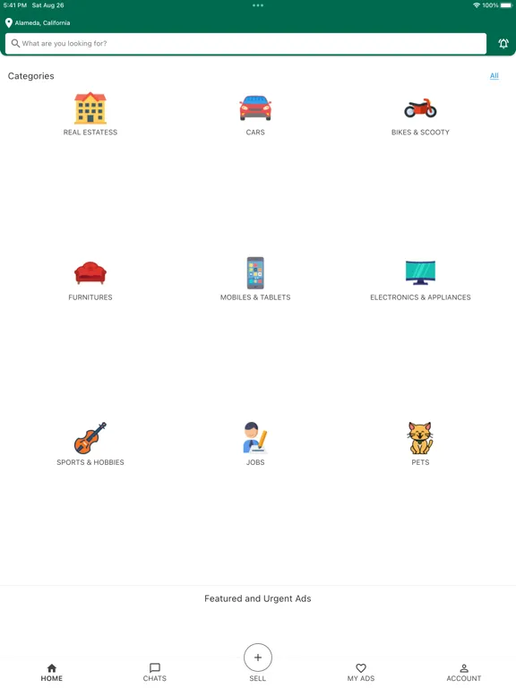 Deshi Classified iPad 应用截图