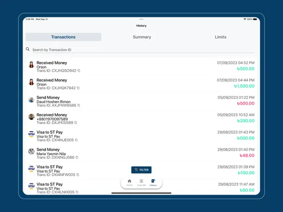 Captures d'écran de ST Pay - Spend, Save, Invest iPad 