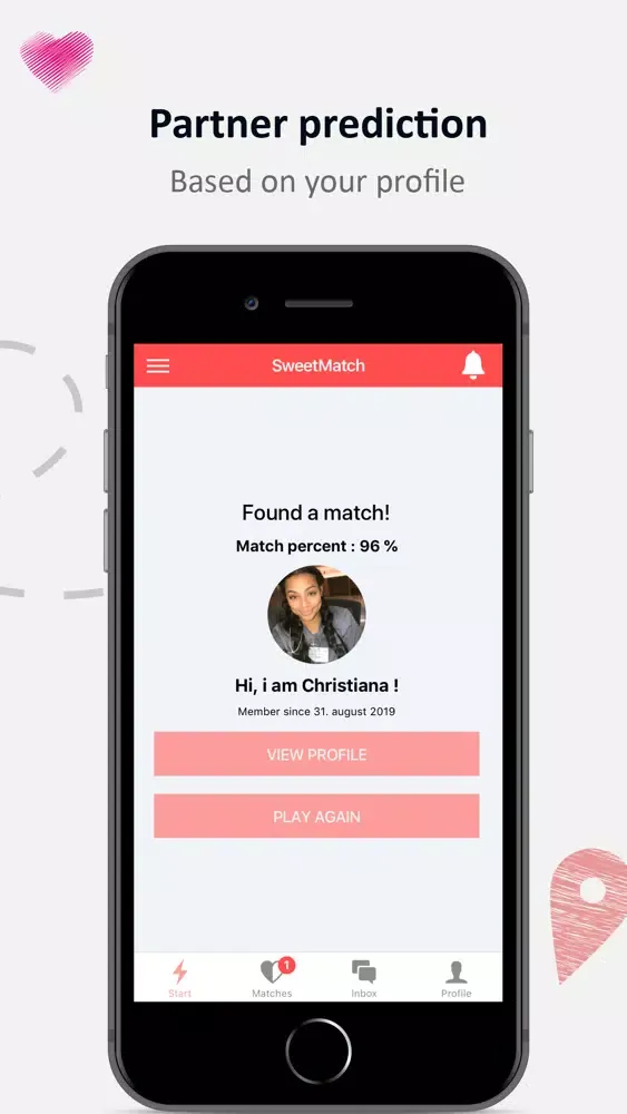 Captures d'écran de SweetMatch-Intelligent Dating