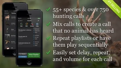Capturas de tela do iHunt Hunting Calls 750