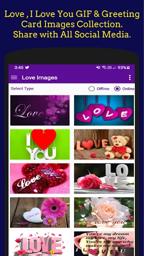 Love You GIF Image Collection.应用截图