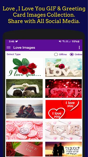 Love You GIF Image Collection.应用截图