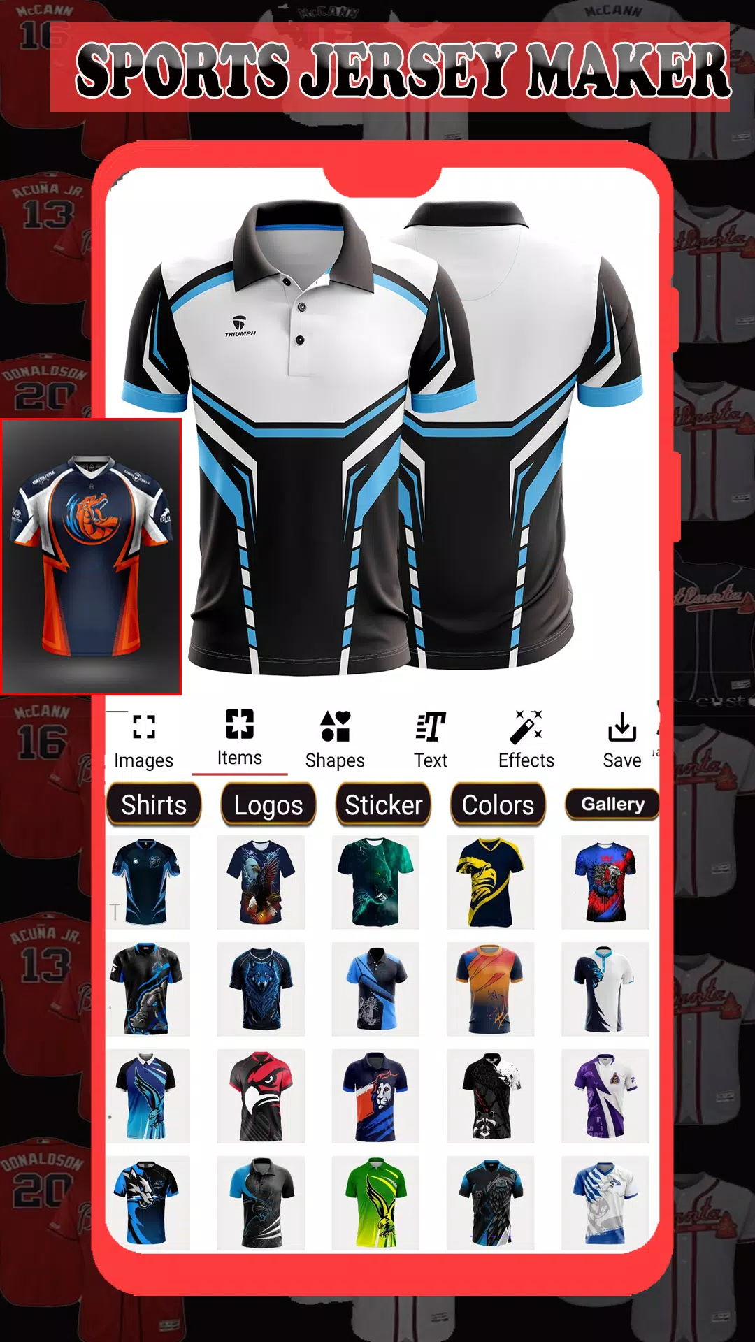 Sports Jersey Maker Screenshots