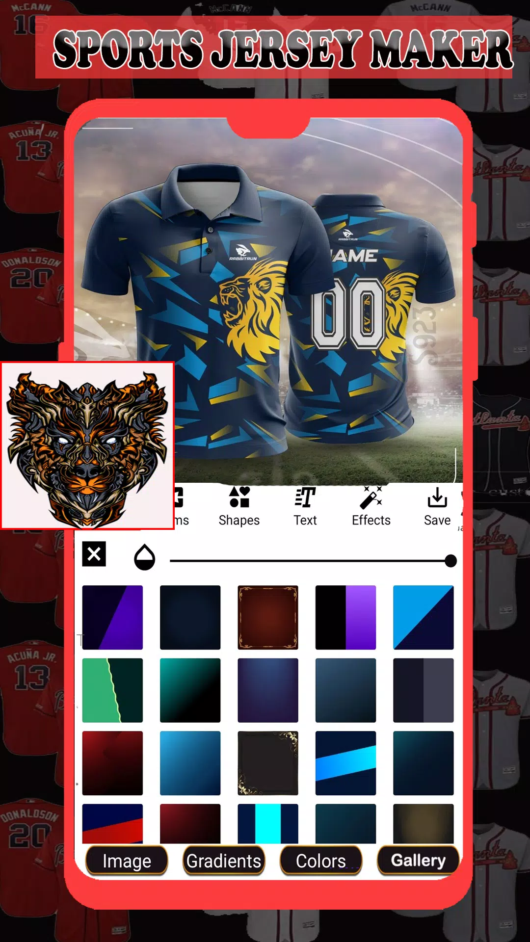 Sports Jersey Maker Screenshots