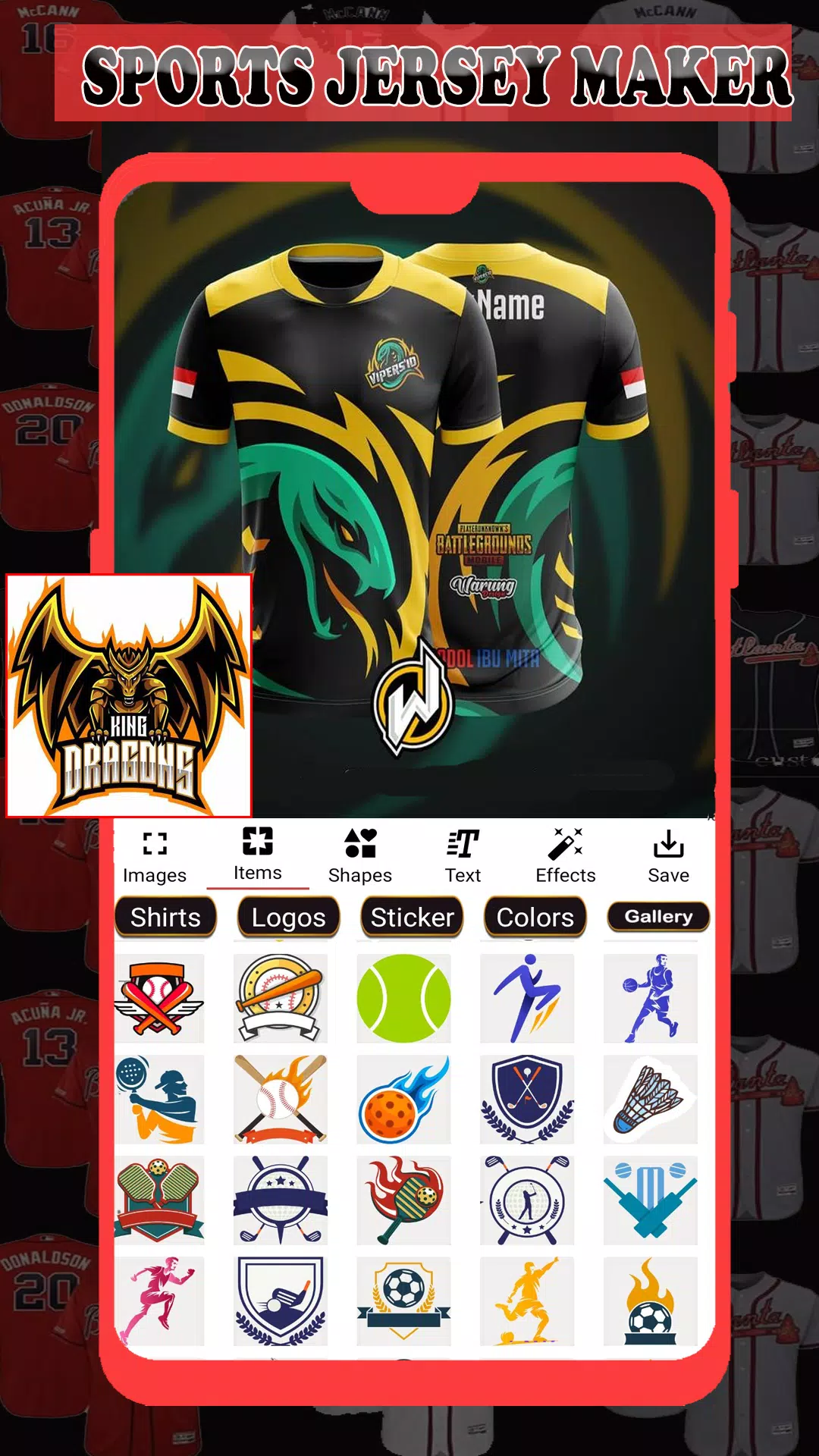 Sports Jersey Maker Screenshots