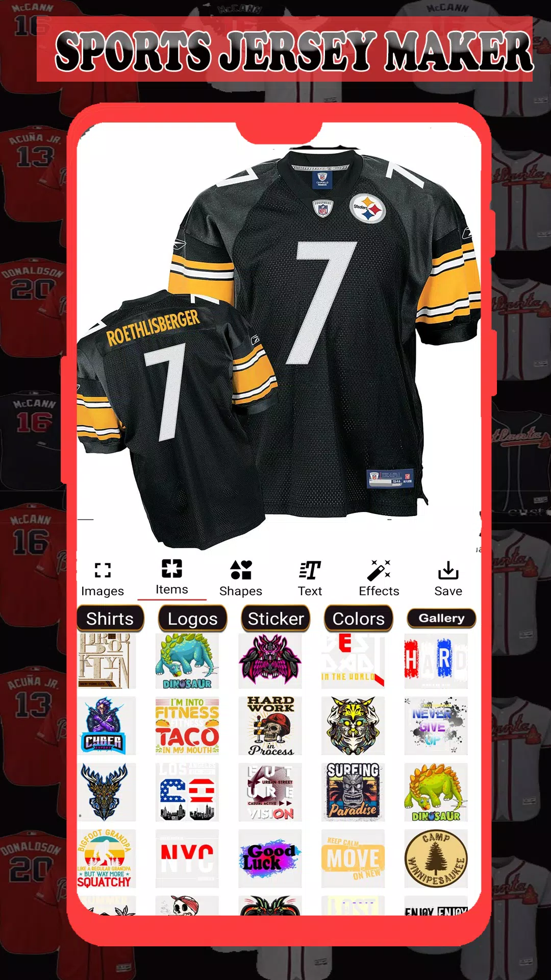 Sports Jersey Maker Screenshots