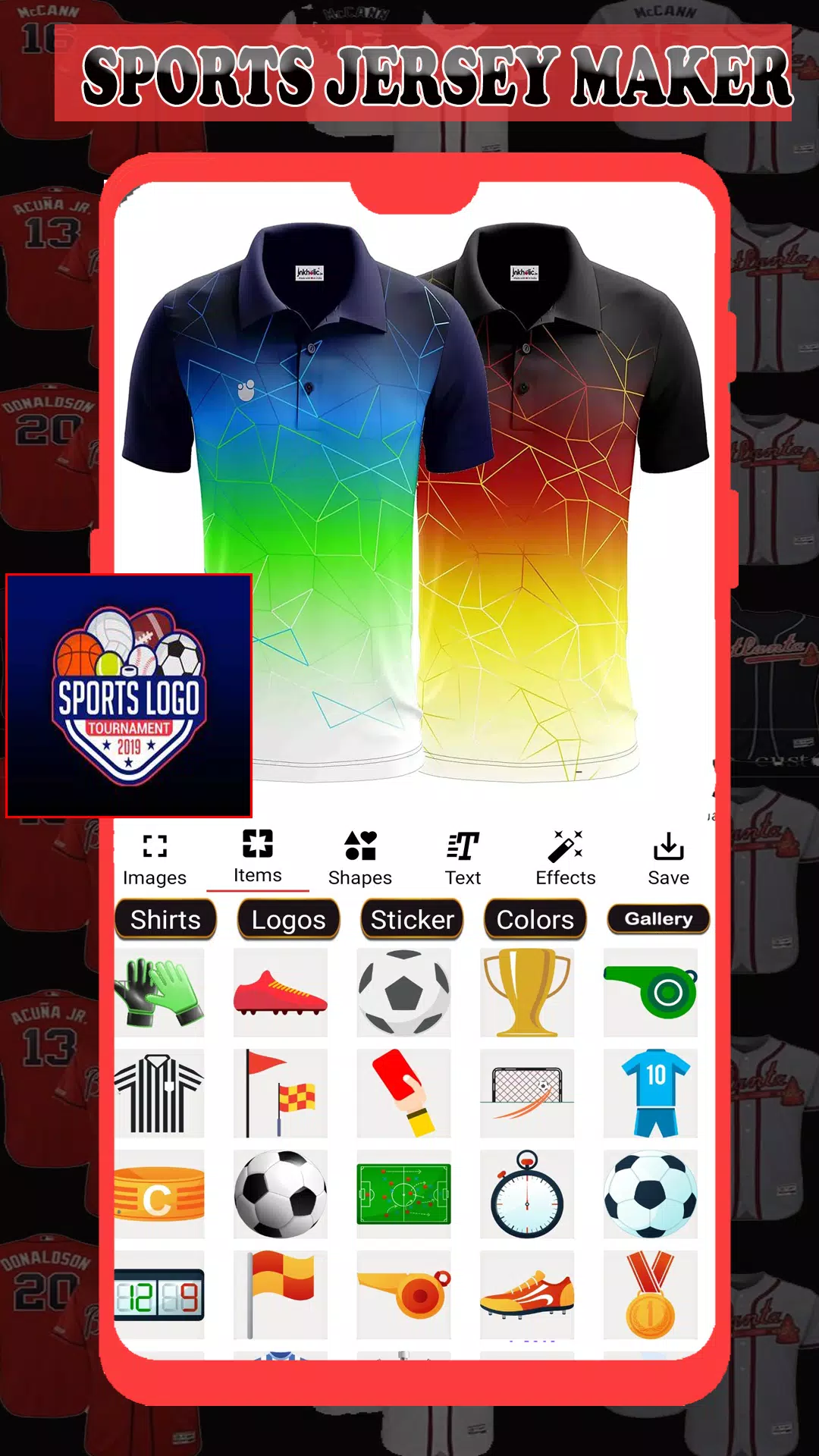 Sports Jersey Maker Screenshots