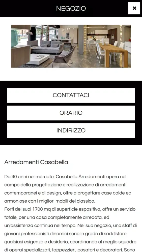 Captures d'écran de Casabella Arredamenti Spinea