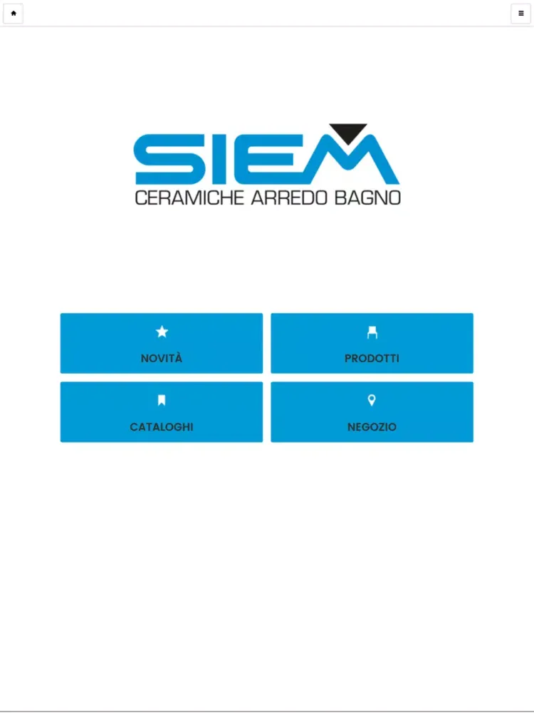 Ảnh chụp màn hình của SIEM Ceramiche Arredo Bagno iPad 