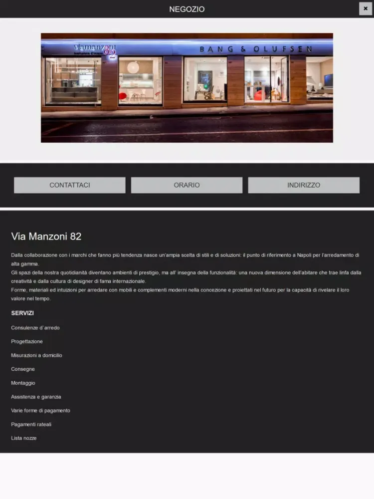 Via Manzoni 82 iPad  سکرین شاٹس