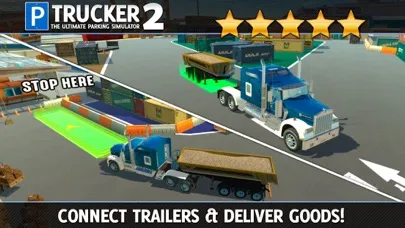 Captures d'écran de Trucker Parking Simulator 2 a Real Monster Truck & Lorry Driving Test