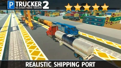 Captures d'écran de Trucker Parking Simulator 2 a Real Monster Truck & Lorry Driving Test