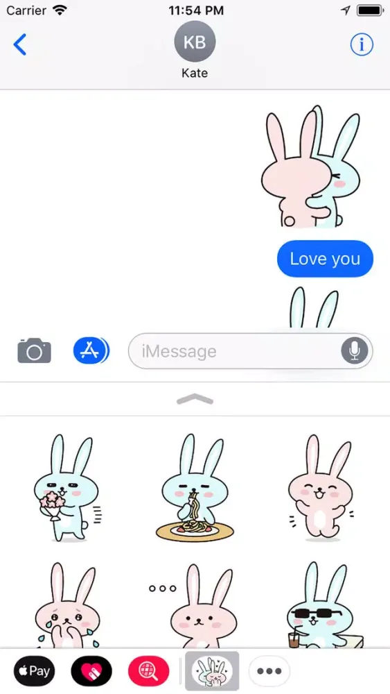 Capturas de pantalla de Cute bunny couple