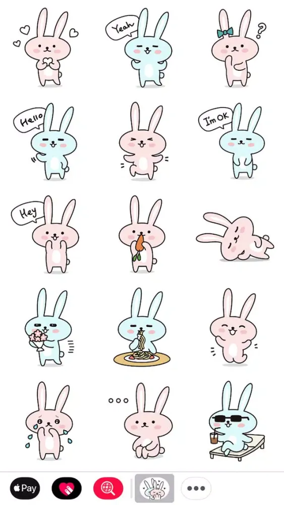Capturas de pantalla de Cute bunny couple