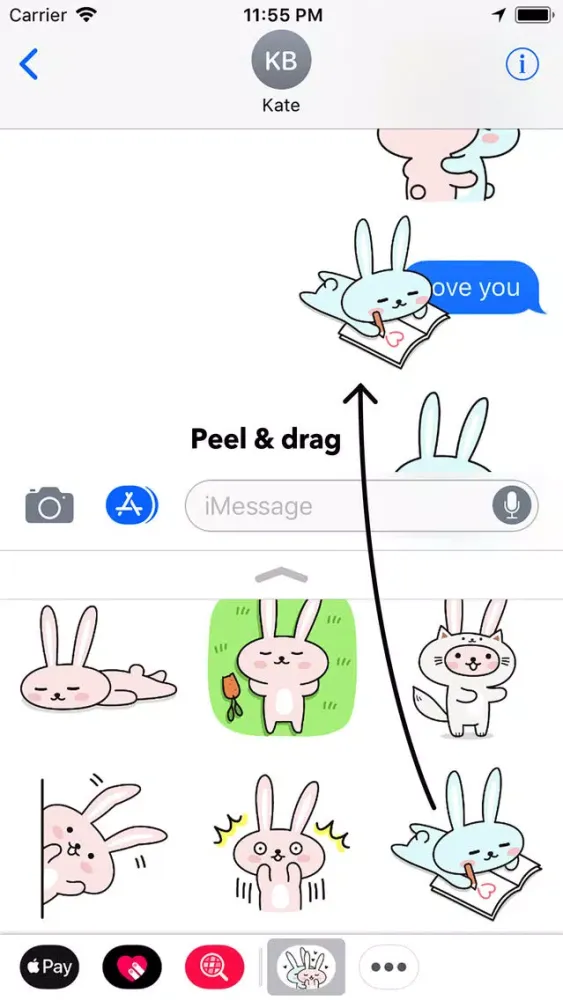 Capturas de pantalla de Cute bunny couple