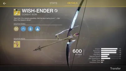 Tangkapan layar Ishtar Commander for Destiny 2