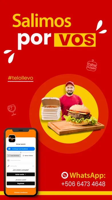 Tangkapan skrin Te Lo Llevo Delivery